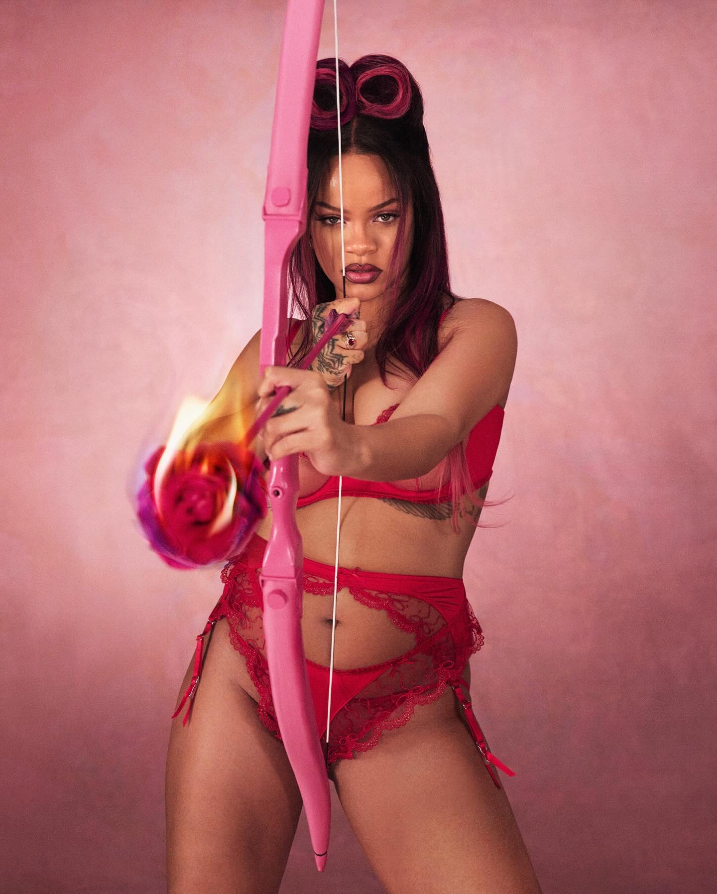 Rihanna shines in sexy new fenty lingerie campaing