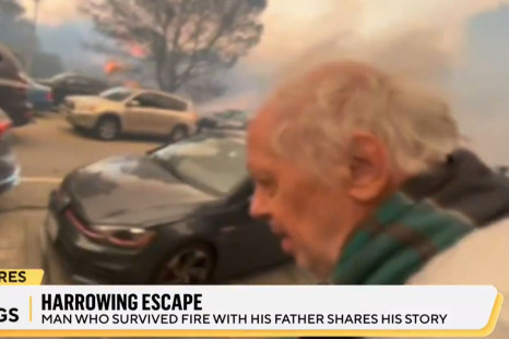 California man escapes wildfire