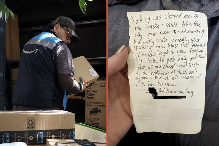 Creeped Out Woman Shares Handwritten Love Letter from Amazon Driver
