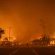 Palisades Fire burning homes