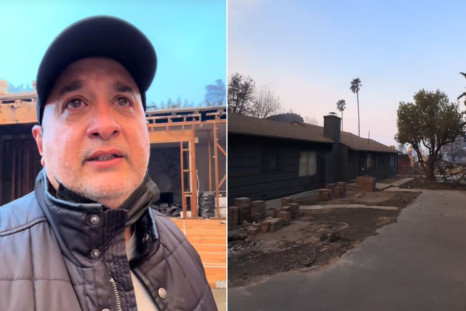 California home escapes wildfire