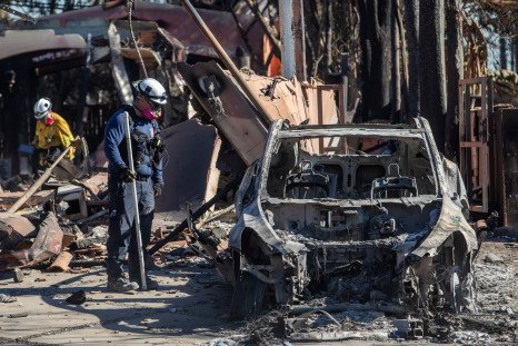 burned car Palisades wildfire