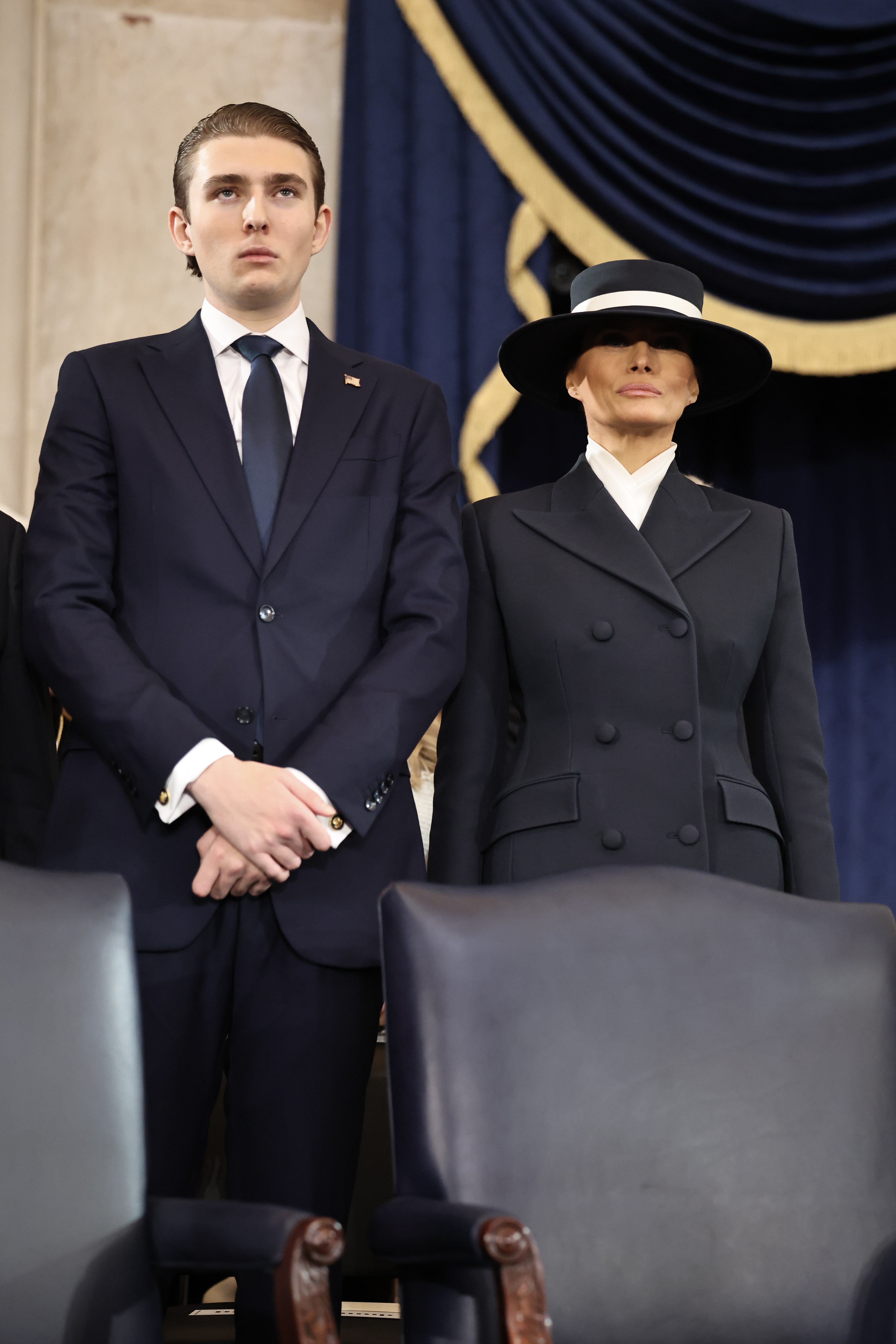 barron melania inauguration