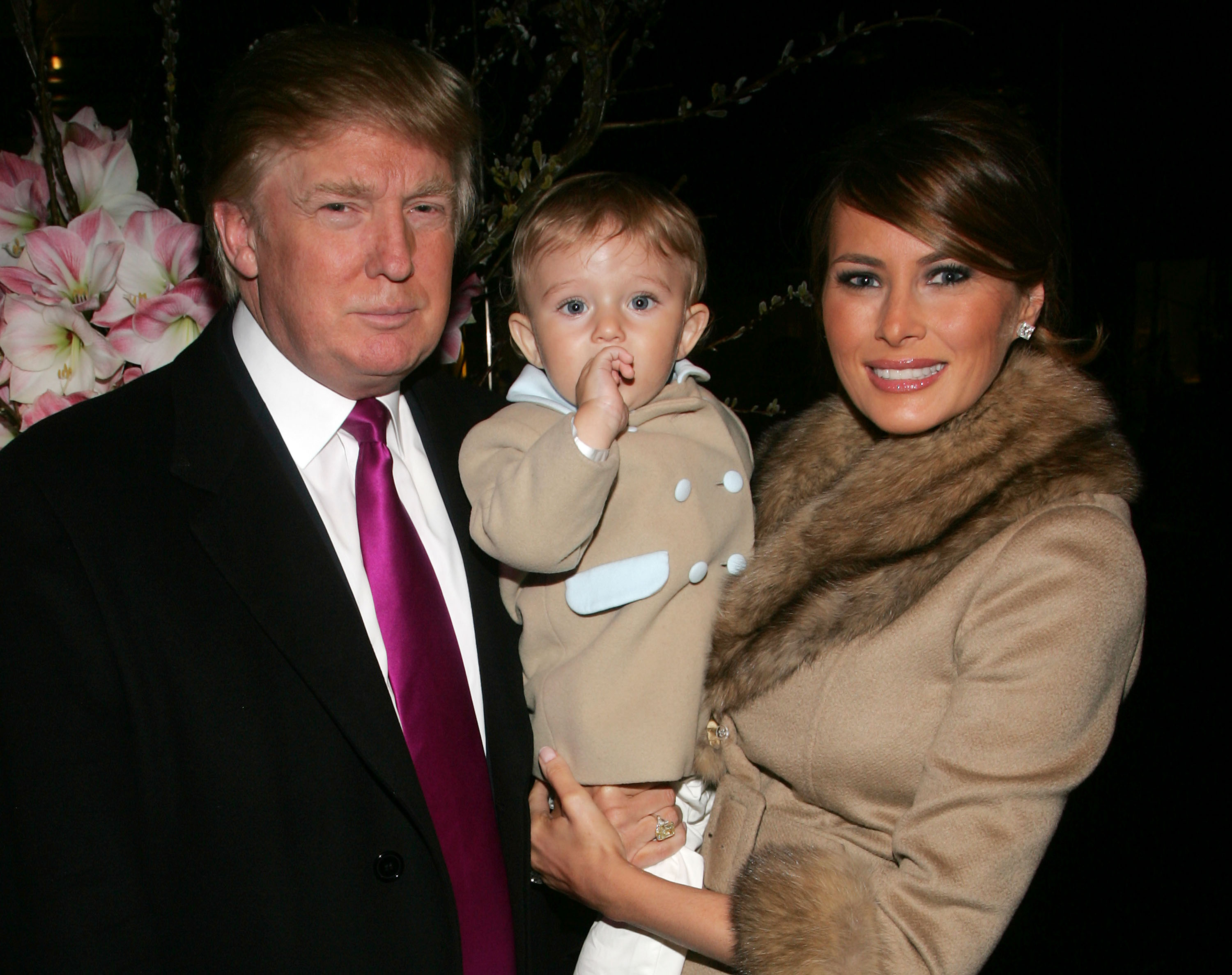 donald melania barron baby