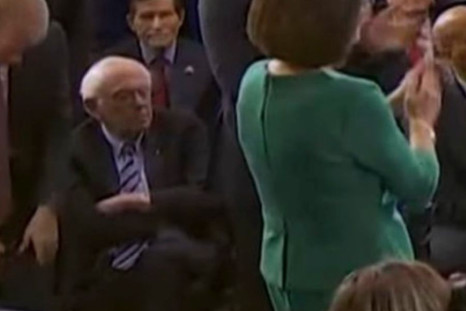 Bernie Sanders Meme Trump Inauguration