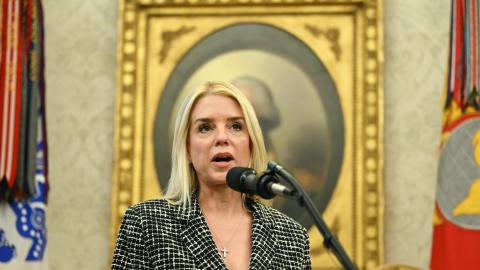 US Attorney General Pam Bondi