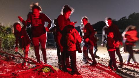 Human smuggling bust in Roma Texas (April 9, 2021)