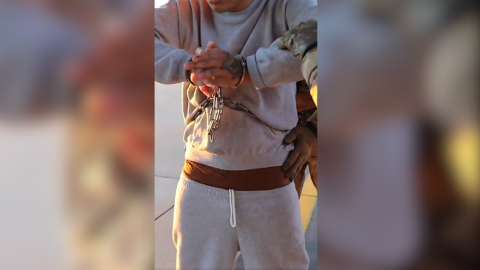 Video of alleged Tren de Aragua member being deported