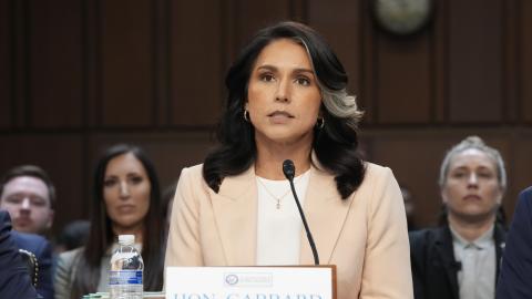 Tulsi Gabbard Dodges Democrat's Questions on Alleged Involvement in War