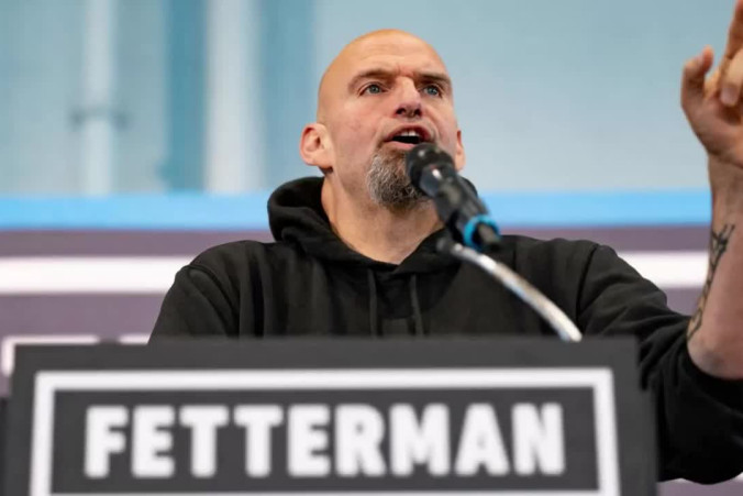 Sen. John Fetterman Addresses Pro-Palestine 'Vandalism' Of His Wife's Store