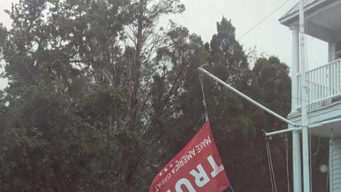 Upside Down Trump Flag Hailed as 'Symbol of Distress' as
