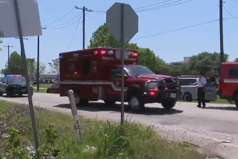 Dallas school shooting ambulance