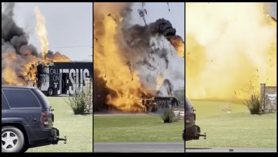 WATCH: Bus Urging Locals to ‘Call on Jesus’ Explodes in