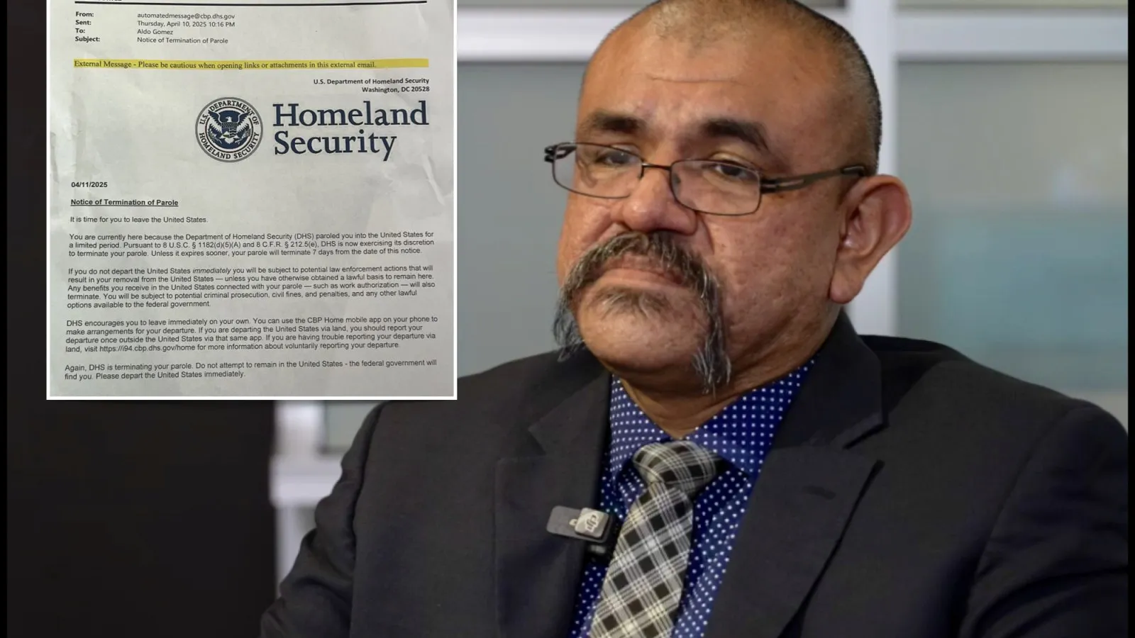 California Man Ordered to Leave the U.S. 'Immediately' Despite Providing Birth Certificate: 'I'm Not Trying to Be One of the Government's Mistakes'