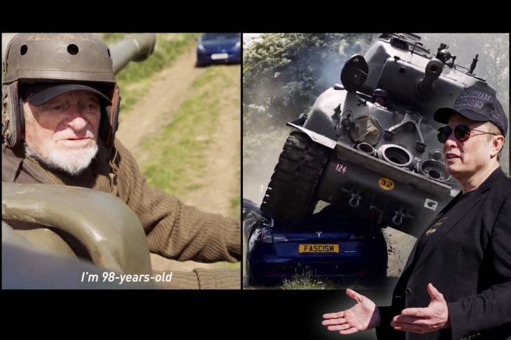 WW2 Veteran Calls Out Elon Musk Before Squashing a Tesla