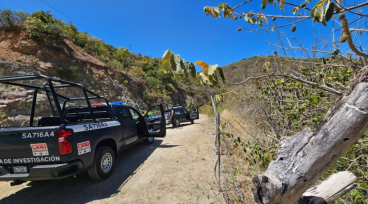 Patrol vehicles that responded to the May 6 ambush