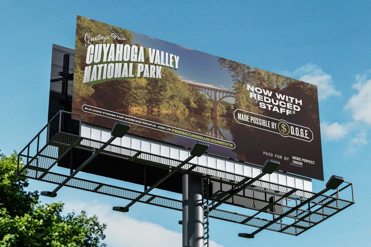 Anti-Trump Campaign Runs Sarcastic National Parks Billboards to Highlight DOGE Anti-Trump Campaign Runs Sarcastic National Parks Billboards to Highlight DOGE