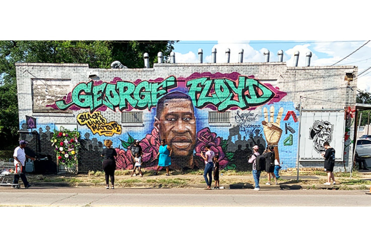 george floyd mural