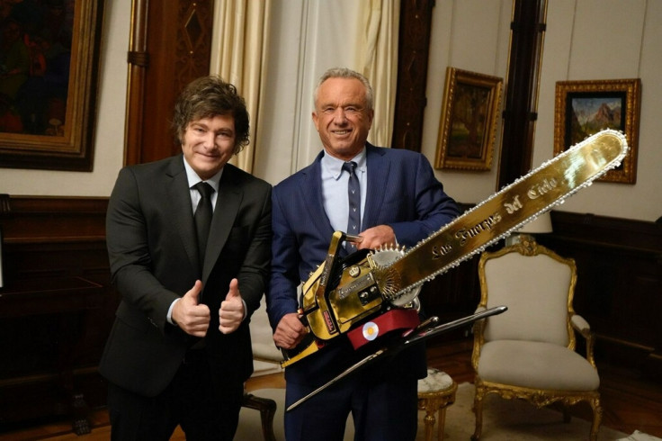 Argentina's Javier Milei and Robert F. Kennedy, Jr.