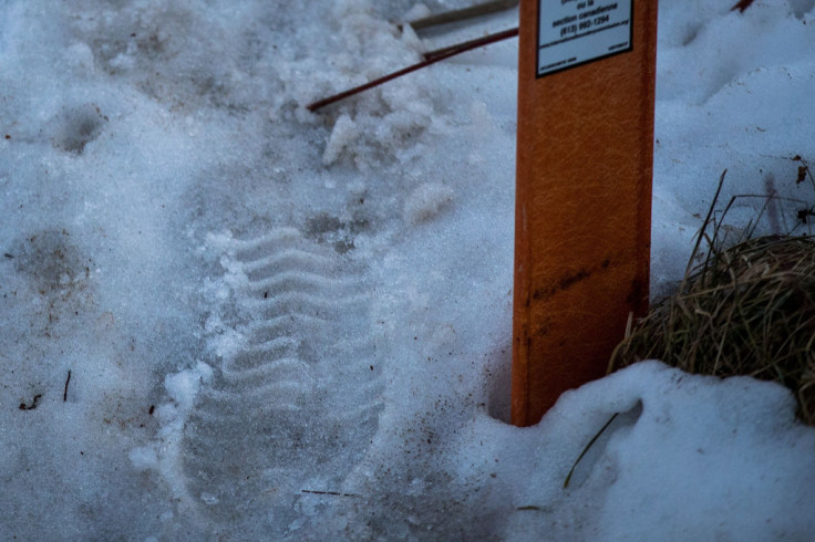 A footprint in the U.S.-Canada border