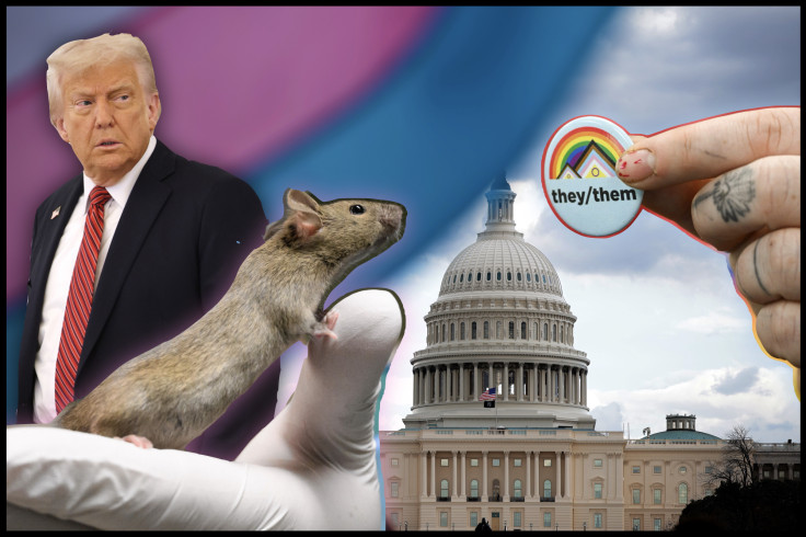 Trump Pushes Debunked Theory of ‘Transgender Mice’ as He Thanks