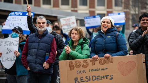 Pro immigration rally in Boston (March, 2025)
