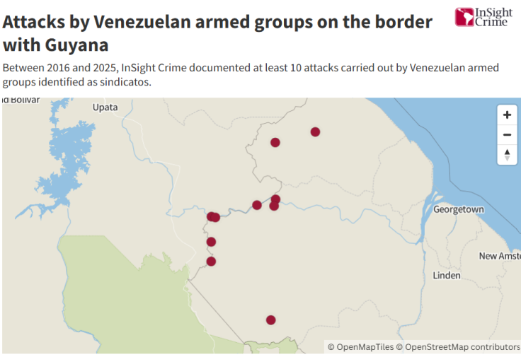 Attacks by Venezuelan armed groups on the border with Guyana