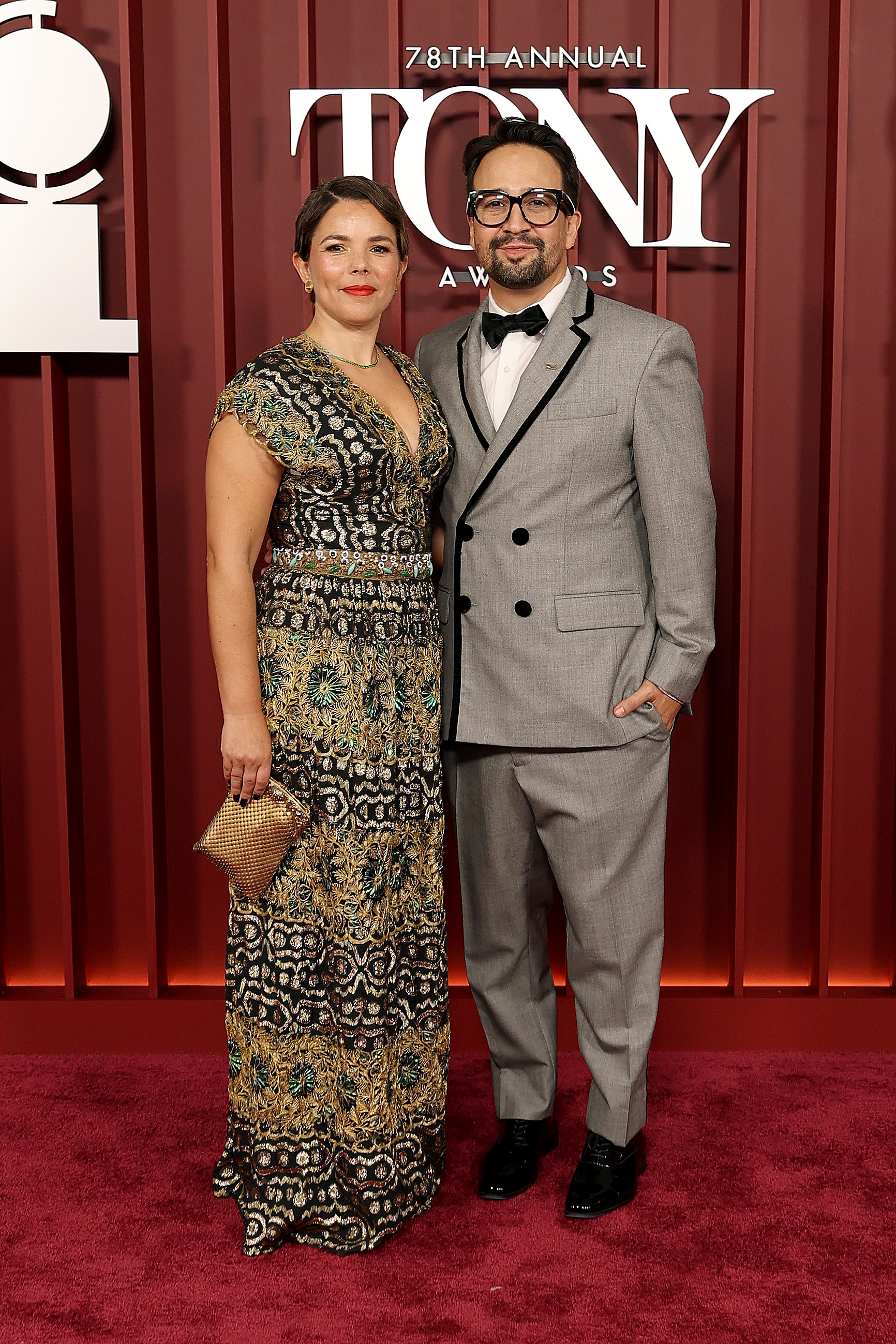 2025 Tonys Red Carpet Lin Manuel Miranda wife Vanessa 2025 Tonys Red Carpet Lin Manuel Miranda wife Vanessa