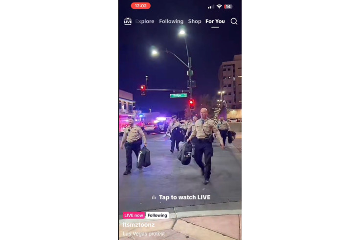 Las Vegas Police Protest