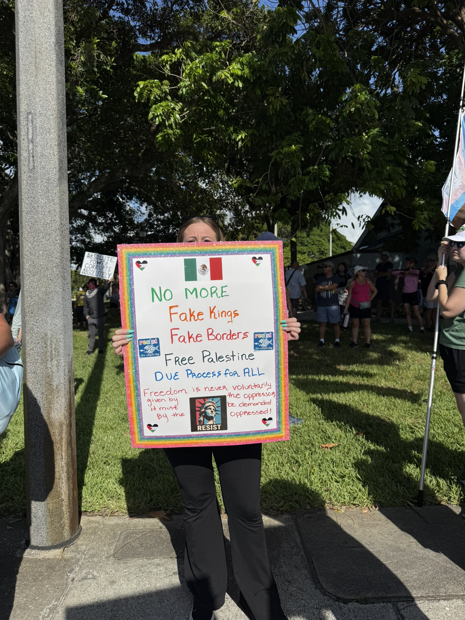 No Kings protest in Palm Beach Mar-a-lago No Kings protest in Palm Beach Mar-a-lago