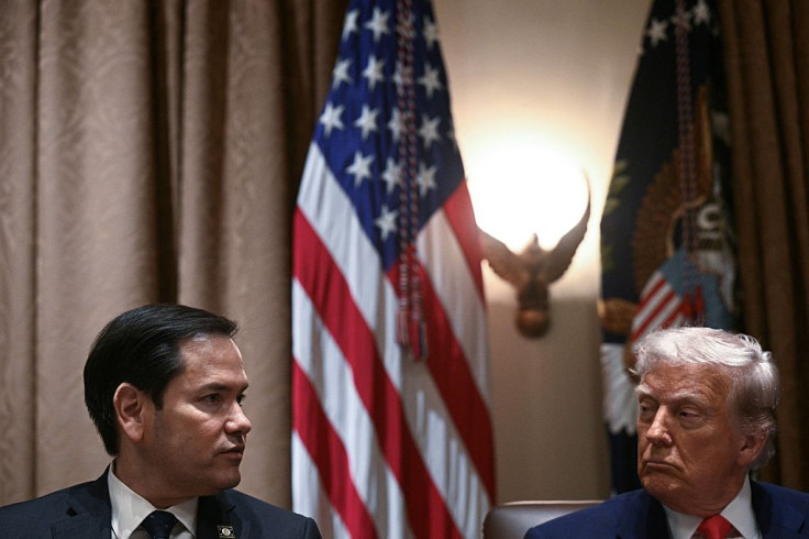 Marco Rubio and Donald Trump