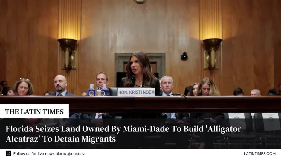 Florida Seizes Land Owned By Miami-Dade To Build 'Alligator Alcatraz' To Detain Migrants