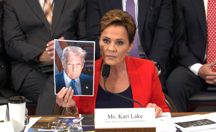 Kari Lake Donald Trump picture