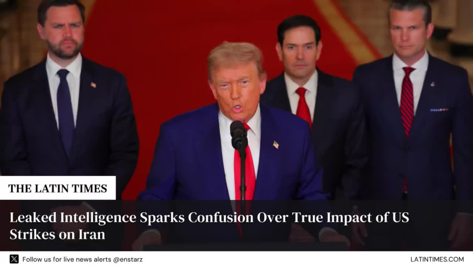 Leaked Intelligence Sparks Confusion Over True Impact of US Strikes on Iran