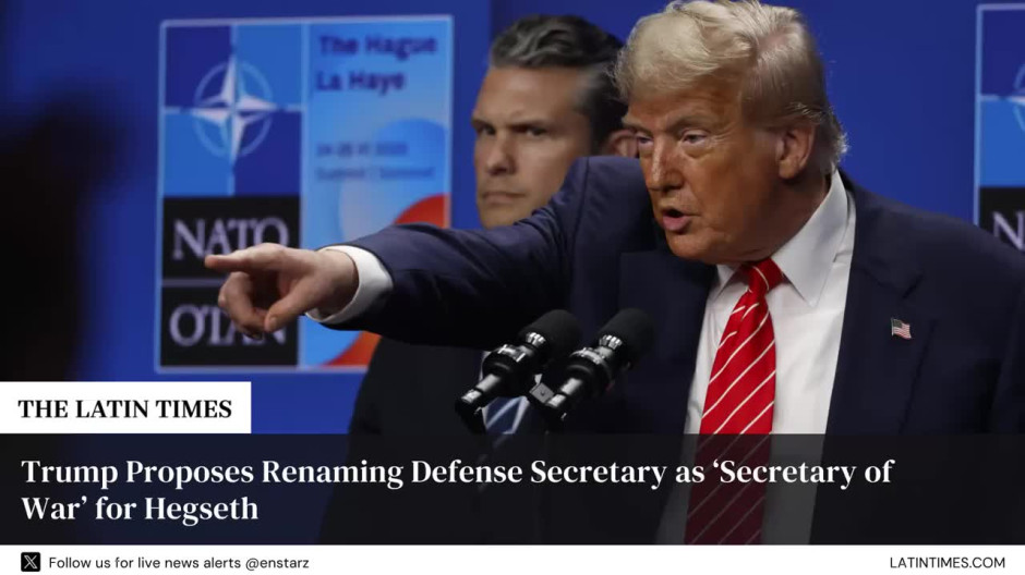 Trump Proposes Renaming Defense Secretary as ‘Secretary of War’ for Hegseth