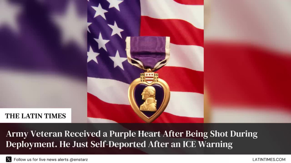 Army Veteran Received a Purple Heart After Being Shot During Deployment. He Just Self-Deported After an ICE Warning