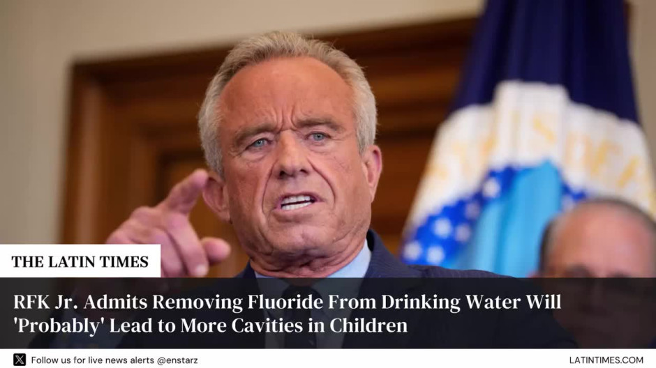 RFK Jr. Admits Removing Fluoride From Drinking Water Will 'Probably' Lead to More Cavities in Children