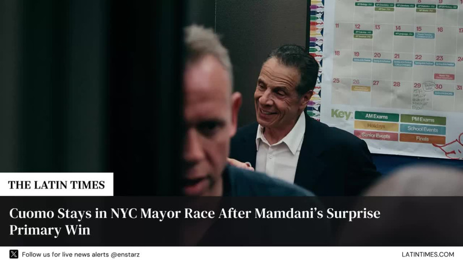 Cuomo Stays in NYC Mayor Race After Mamdani’s Surprise Primary Win