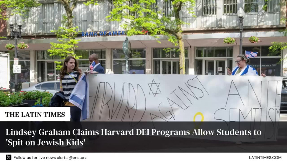 Lindsey Graham Claims Harvard DEI Programs Allow Students to 'Spit on Jewish Kids'