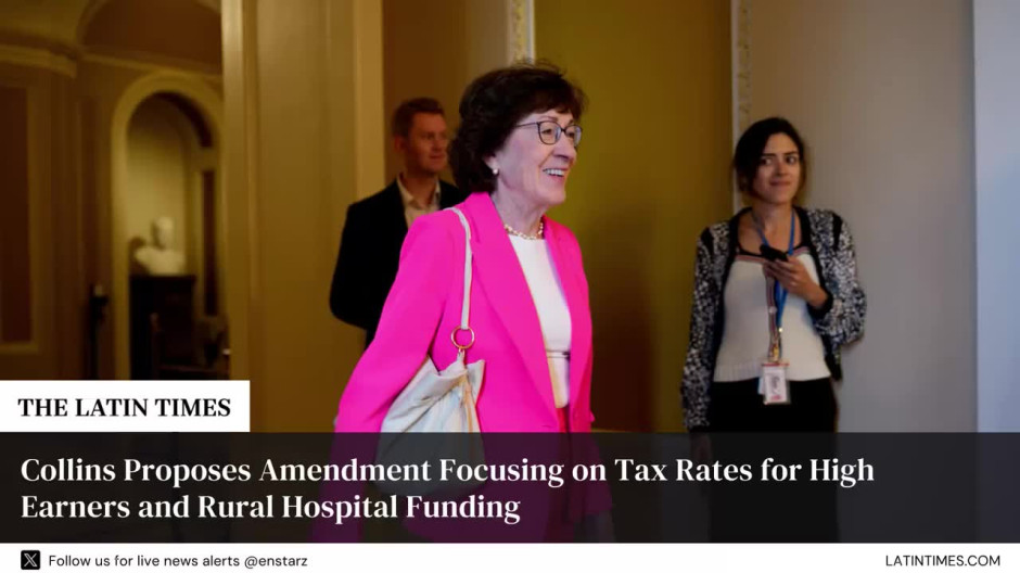 Collins Proposes Amendment Focusing on Tax Rates for High Earners and Rural Hospital Funding
