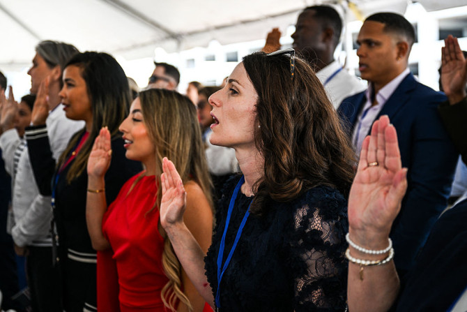 Naturalization ceremony