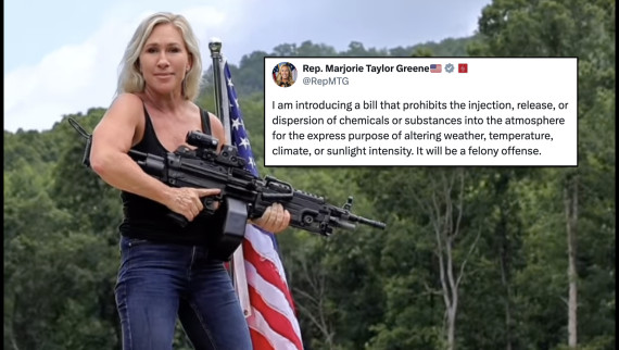 Marjorie Taylor Greene Mocked For Promoting 'Weather Modification' Ban While