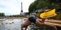 Seine River pollution swimming