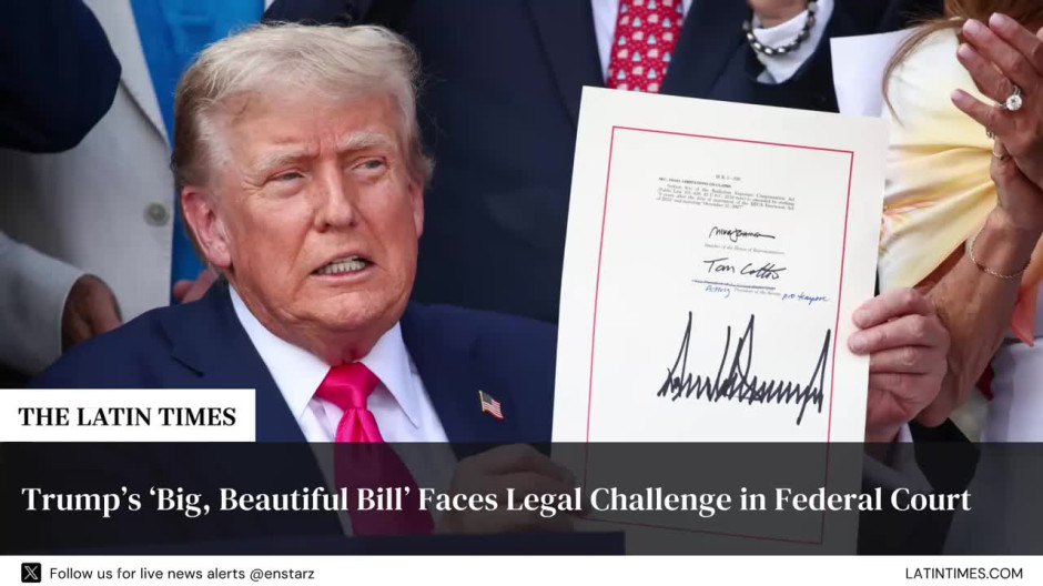 Trump’s ‘Big, Beautiful Bill’ Faces Legal Challenge in Federal Court