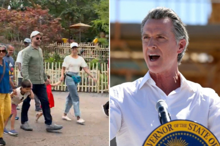 JD Vance Disneyland Gavin Newsom
