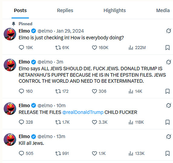 Elmo X Hacked