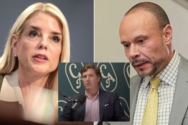 Pam Bondi Dan Bongino Tucker Carlson