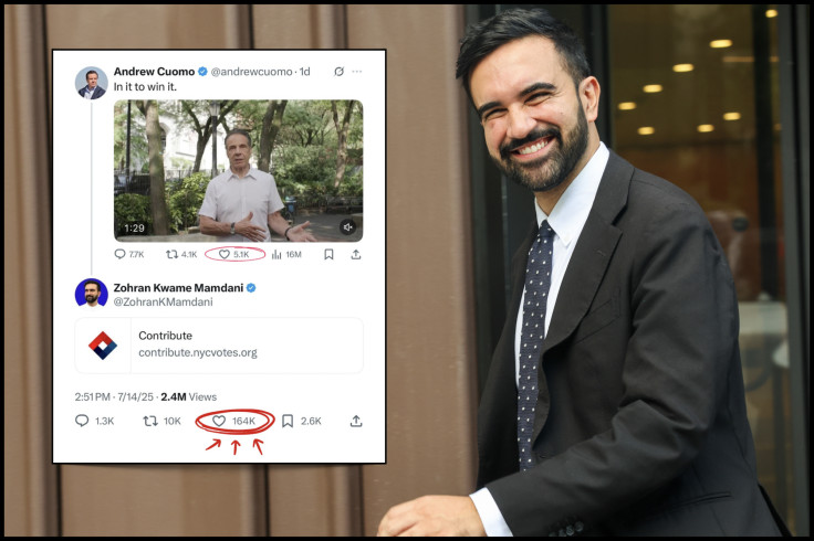 NYC Mayoral Candidate Zohran Mamdani Ratios Andrew Cuomo With Comment