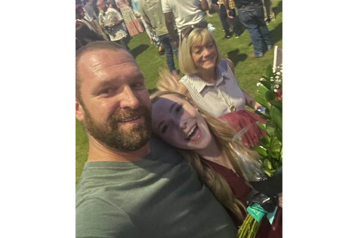 Sarah Grace Patrick and her father Doniel