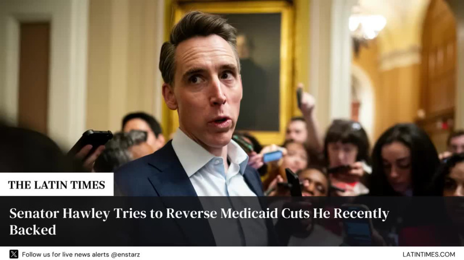 Senator Hawley Tries to Reverse Medicaid Cuts He Recently Backed